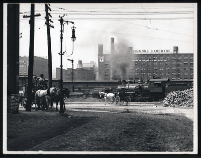 Simmons Hardware Seen from Eighth and Spruce by William G. Swekosky